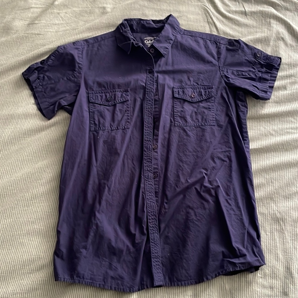 Cabelas womens tailored button up  polo